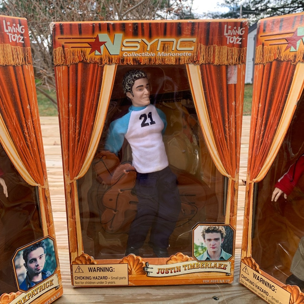 Vintage *NSYNC on Tour 2000s Justin Timberlake marionette doll